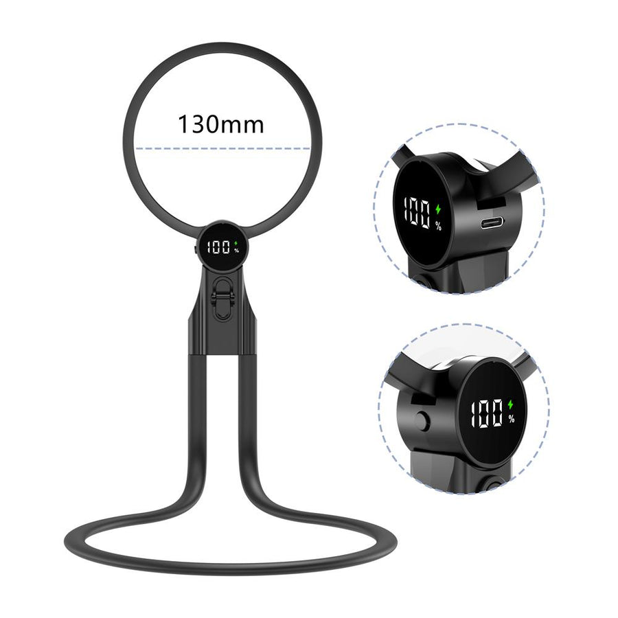Lupa para Manualidades Ritmo, circular con luz e indicador de carga