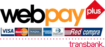 Webpay Plus de Transbank: Visa, Mastercard, Magna, American Express, Diners Club y Redcompra